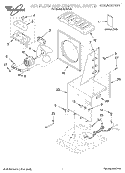 SECTION Diagram and Parts List for AD40TJ0  Whirlpool Dehumidifier
