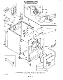 SECTION Diagram and Parts List for LE5700XMW2  Whirlpool Dryer