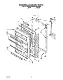 REFRIGERATOR DOOR, LIT/OPTIONAL Diagram and Parts List for ET20NKXZN00  Whirlpool Refrigerator