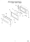 Part Location Diagram of 4448856 Whirlpool HNDLE-DOOR