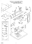 SECTION Diagram and Parts List for LER7646EZ2  Whirlpool Dryer