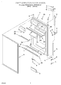 REFRIGERATOR DOOR Diagram and Parts List for KTRD18KEAL01  KitchenAid Refrigerator