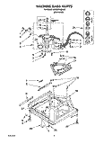 MACHINE BASE Diagram and Parts List for KAWE778BAL0  KitchenAid Washer