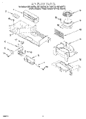 Part Location Diagram of 815176 Whirlpool Fan Motor