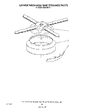 LOWER WASHARM AND STRAINER Diagram and Parts List for KUDA22ST0  KitchenAid Dishwasher
