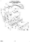 CONTROL, LIT/OPTIONAL Diagram and Parts List for 3ED22DQXDN00  Whirlpool Refrigerator