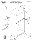 Part Location Diagram of 2202153 Whirlpool CORD-POWER