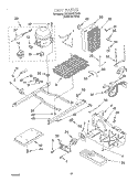 UNIT Diagram and Parts List for 7GD25SFXHS02  Whirlpool Refrigerator