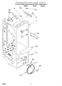 REFRIGERATOR LINER Diagram and Parts List for KSRS27FGBL04  KitchenAid Refrigerator