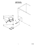 SECTION Diagram and Parts List for EH220FXVN00  Whirlpool Freezer