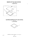 GRILLE RCK 884 (261950) , CUTTING BOARD Diagram and Parts List for RHE6760P  Whirlpool Range