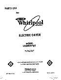 SECTION Diagram and Parts List for LE6880XTN1  Whirlpool Dryer