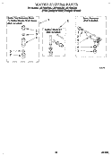 WATER SYSTEM Diagram and Parts List for LSR7233DW0  Whirlpool Washer