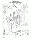 Part Location Diagram of W10193954 Whirlpool Side Panel - Red - Left Side
