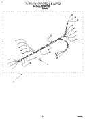 WIRING HARNESS Diagram and Parts List for RB100PXYB5  Whirlpool Wall Oven