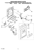 Part Location Diagram of 2318490W Whirlpool COVER-FRNT