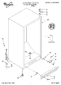 CABINET, LIT/OPTIONAL Diagram and Parts List for EV150NXGW02  Whirlpool Freezer