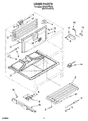 LINER PARTS Diagram and Parts List for KDDA27TRS00  KitchenAid Refrigerator