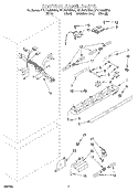 CONTROL PANEL Diagram and Parts List for KBLP36MHS00  KitchenAid Refrigerator