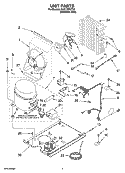 UNIT PARTS, OPTIONAL PARTS Diagram and Parts List for KUIC18PNTS0  KitchenAid Ice Maker