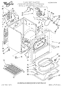 SECTION Diagram and Parts List for LET7848AQ0  Whirlpool Dryer
