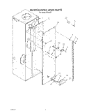 REFRIGERATOR LINER Diagram and Parts List for ARG4901  Whirlpool Refrigerator