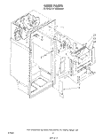 LINER Diagram and Parts List for ET18VKXSW02  Whirlpool Refrigerator
