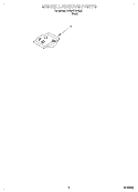 MISCELLANEOUS Diagram and Parts List for DU801DWGX2  Whirlpool Dishwasher