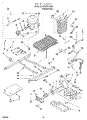 UNIT Diagram and Parts List for GD22SFXHS00  Whirlpool Refrigerator