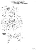 CONTROL PANEL Diagram and Parts List for KUIS185JPW0  KitchenAid Ice Maker