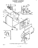 Part Location Diagram of 689300 Whirlpool Front Panel Assembly (New Avocado)