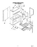 UPPER OVEN Diagram and Parts List for SE960PEYN2  Whirlpool Range