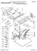 TOP AND CONSOLE, LIT/OPTIONAL Diagram and Parts List for KGYS777EQ0  KitchenAid Dryer