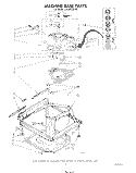 MACHINE BASE Diagram and Parts List for LA6800XSW0  Whirlpool Washer