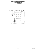 MISCELLANEOUS  PARTS, OPTIONAL PARTS (NOT INCLUDED) Diagram and Parts List for 8TLSQ9533LG0  Whirlpool Washer