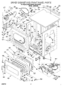 Part Location Diagram of 3401105 Whirlpool HARNS-WIRE