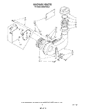 BLOWER Diagram and Parts List for KUDS21SS2  KitchenAid Dishwasher