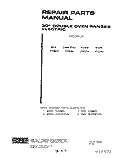 MAIN TOP Diagram and Parts List for 2733W0A  Roper Range