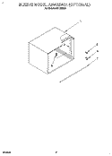 SLEEVE MODEL A0W22W21 Diagram and Parts List for ACU124XD0  Whirlpool Air Conditioner