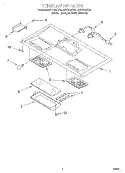 VENTILATION Diagram and Parts List for MH7115XBQ6  Whirlpool Microwave