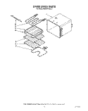 OVEN LINER Diagram and Parts List for KEBI271WBL3  KitchenAid Wall Oven