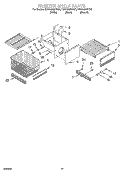 FREEZER SHELF Diagram and Parts List for KSSS42MHT00  KitchenAid Refrigerator