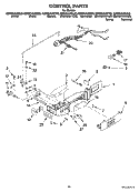 CONTROL PARTS Diagram and Parts List for GD5NVAXSB03  Whirlpool Refrigerator