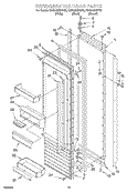 REFRIGERATOR DOOR Diagram and Parts List for KSSS42MHT00  KitchenAid Refrigerator