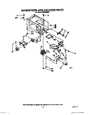 MAGNETRON AND AIR FLOW Diagram and Parts List for MS1600XW1  Whirlpool Wall Oven