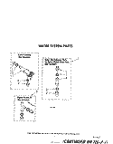 WATER SYSTEM Diagram and Parts List for LA6058XSW1  Whirlpool Washer