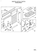 INSTALLATION Diagram and Parts List for AR2400XT0  Whirlpool Air Conditioner