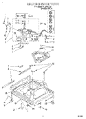 MACHINE BASE Diagram and Parts List for LSL9355EQ0  Whirlpool Washer