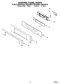 Part Location Diagram of WPW10172165 Whirlpool Panel Trim - Stainless