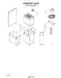 ACCESSORY Diagram and Parts List for JJTU8100XTP1  Whirlpool Trash Compactor